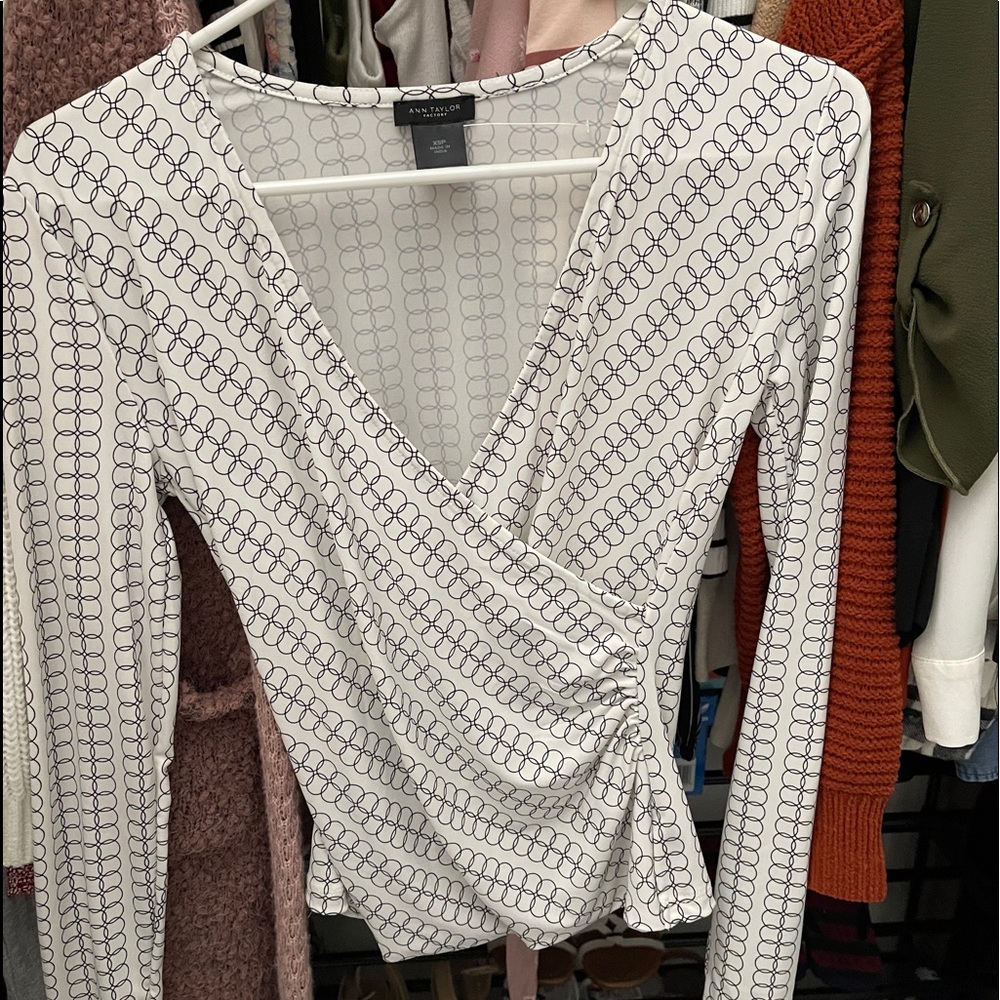 Ann Taylor office shirt petite